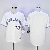 Toronto Blue Jays Customized Men's White New Cool Base Stitched MLB Jersey,baseball caps,new era cap wholesale,wholesale hats
